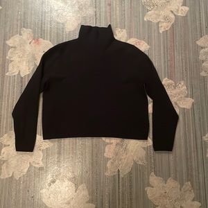 &Other Stories Stockholm Atelier boxy turtleneck knit sweater black xsmall